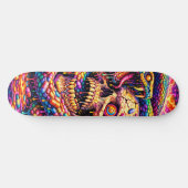 Psychedelic Skull Snake Skateboard Deck (Horz)
