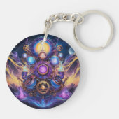 Psychedelic Sleutelhanger (Achterkant)