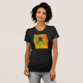 Psychedelic Spider Underside van KLM T-shirt (Voorkant volledig)