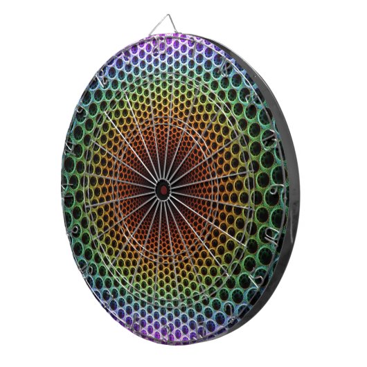 Psychedelic Spiral Dartbord (Voorkant Rechts)