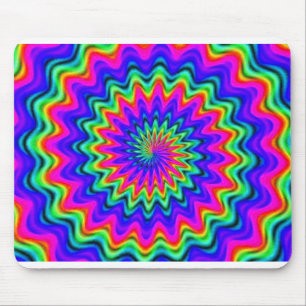 Psychedelic Spiral Muismat