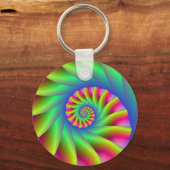 Psychedelic Spiral Steps Sleutelhanger (Voorkant)