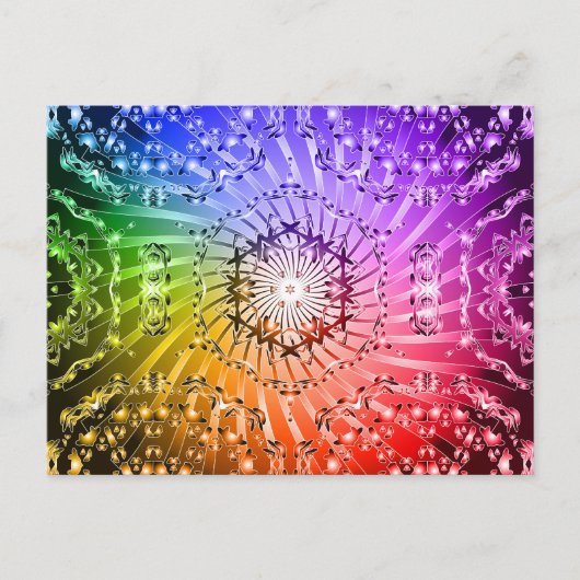 Psychedelic Spiral: Vectorkunst: Briefkaart (Voorkant)