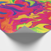 Psychedelic Splashing.... Cadeaupapier (Hoek)