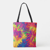 Psychedelic Splashing.... Draagtas (Achterkant)