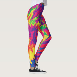 Psychedelic Splashing..... Leggings