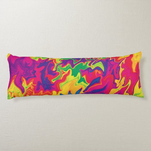 Psychedelic Splashing..... Lichaamskussen (Achterkant)