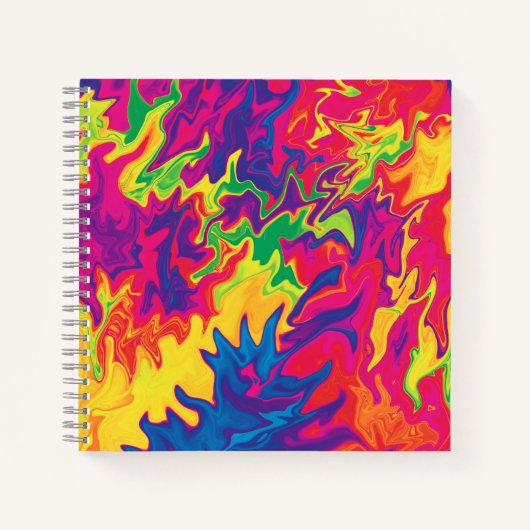 Psychedelic Splashing.... Notitieboek (Voorkant)