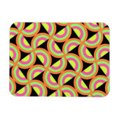 Psychedelic Squares Magneet (Horizontaal)