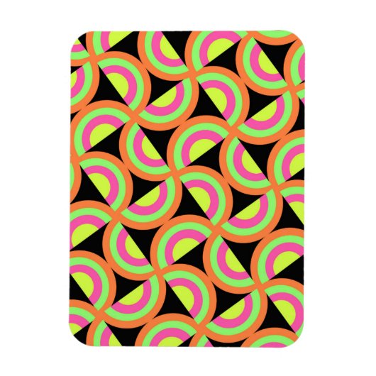 Psychedelic Squares Magneet (Verticaal)