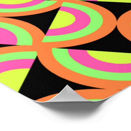 Psychedelic Squares Poster (Hoek)