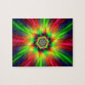 Psychedelic Star Burst Legpuzzel (Horizontaal)