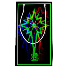 Psychedelic Star Gift Bag (Neon) Klein Cadeauzakje