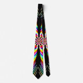 Psychedelic Star Theory Satin Power Stropdas (Voorkant)