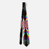 Psychedelic Star Theory Satin Power Stropdas (Achterkant)