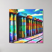 Psychedelic Stones Canvas Afdruk (Voorkant)