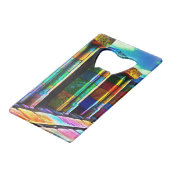 Psychedelic Stones Kredietkaart Flessenopener (Voorkant Gekanteld)