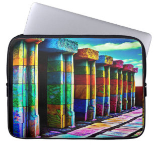 Psychedelic Stones Laptop Sleeve