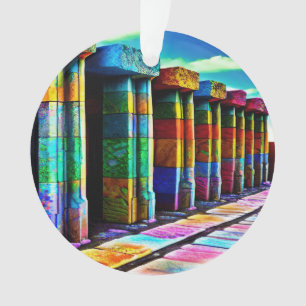 Psychedelic Stones Ornament