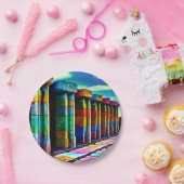 Psychedelic Stones Papieren Bordje (Feest)