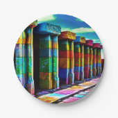 Psychedelic Stones Papieren Bordje (Voorkant)