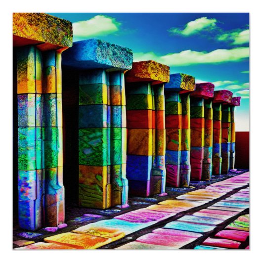 Psychedelic Stones Perfect Poster (Voorkant)