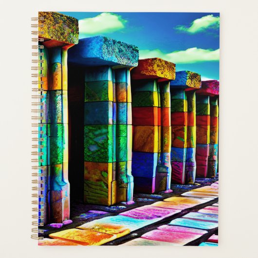 Psychedelic Stones Planner (Voorkant)