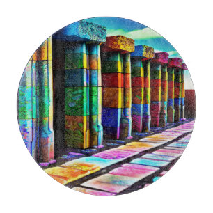 Psychedelic Stones Snijplank