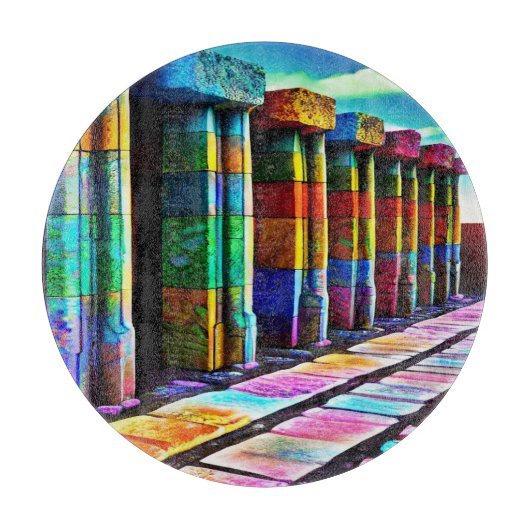 Psychedelic Stones Snijplank (Voorkant)