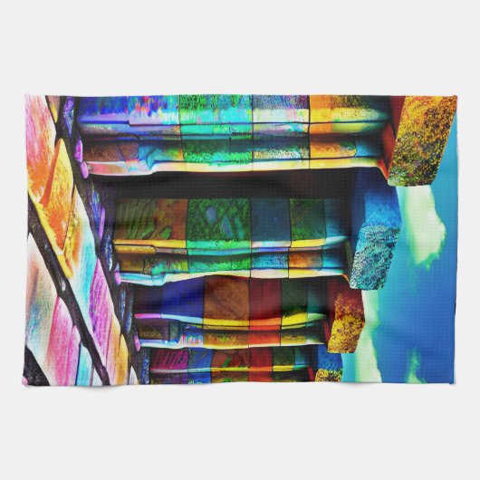 Psychedelic Stones Theedoek (Horizontaal)