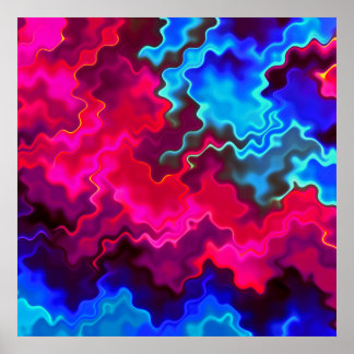 Psychedelic Storm Poster