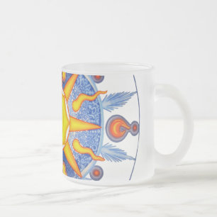 Psychedelic Sun Matglas Koffiemok