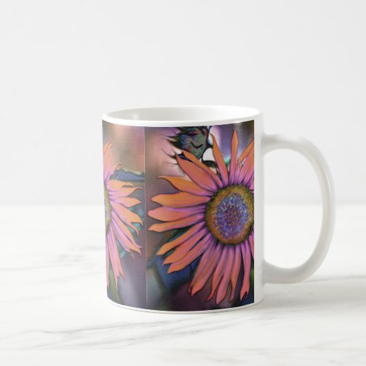 Psychedelic Sunflower Wraparound Mok (Rechts)