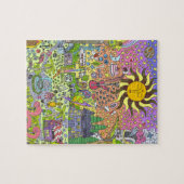 PSYCHEDELIC SUNSET LEGPUZZEL (Horizontaal)