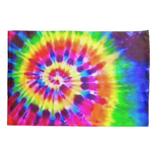 Psychedelic Super Nova Storm Tie Dye Patroon Kussensloop (Achterkant)