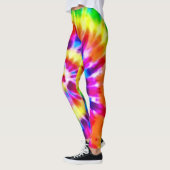 Psychedelic Supernova Rainbow Tie Dye Leggings (Links)