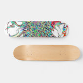 Psychedelic Supernova uit de ruimte Skateboard (Horizontaal)