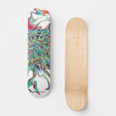 Psychedelic Supernova uit de ruimte Skateboard (Voorkant)