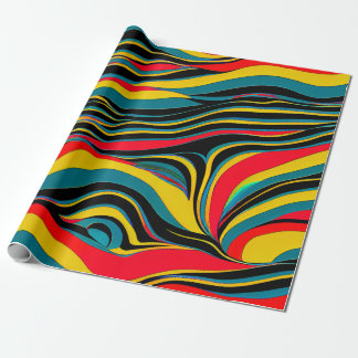 Psychedelic Swirl Gift Wrapping Paper Cadeaupapier