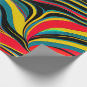 Psychedelic Swirl Gift Wrapping Paper Cadeaupapier (Hoek)