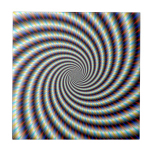 Psychedelic Swirl Tegeltje