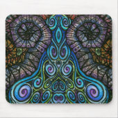 Psychedelic Swirls Pattern Mousepad #2 Muismat (Voorkant)