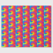 psychedelic tie abstract cadeaupapier (Vlak)