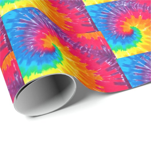 psychedelic tie abstract cadeaupapier (Rol Hoek)