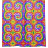 Psychedelic Tie Dye Home Decor Douchegordijn (Voorkant)