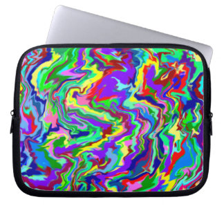 Psychedelic Tie Dye Laptop Bag Sleeve