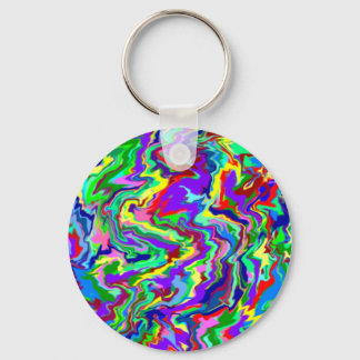 Psychedelic Tie Dye Sleutelhanger