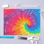 Psychedelic Tie Dye Tissuepapier (Craft)