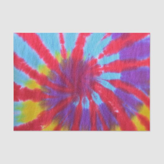 Psychedelic Tie Dye Tissuepapier (Voorkant)