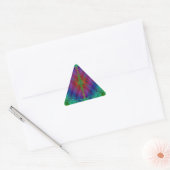 Psychedelic Time Warp beroemd gemaakt door SD. Kel Driehoek Sticker (Envelop)